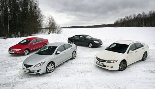 - VW Passat B6, Mazda6, Honda Accord, Chevrolet Epica